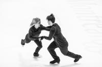 Ice Dance skaters Madison Hubbell and Zachary Donohue during practice whilst preparing  for the Winter Olympics.

